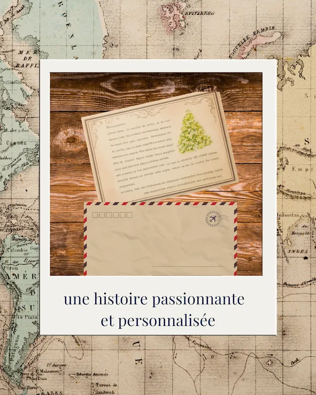 Histoire personnalisée envoyée par courrier