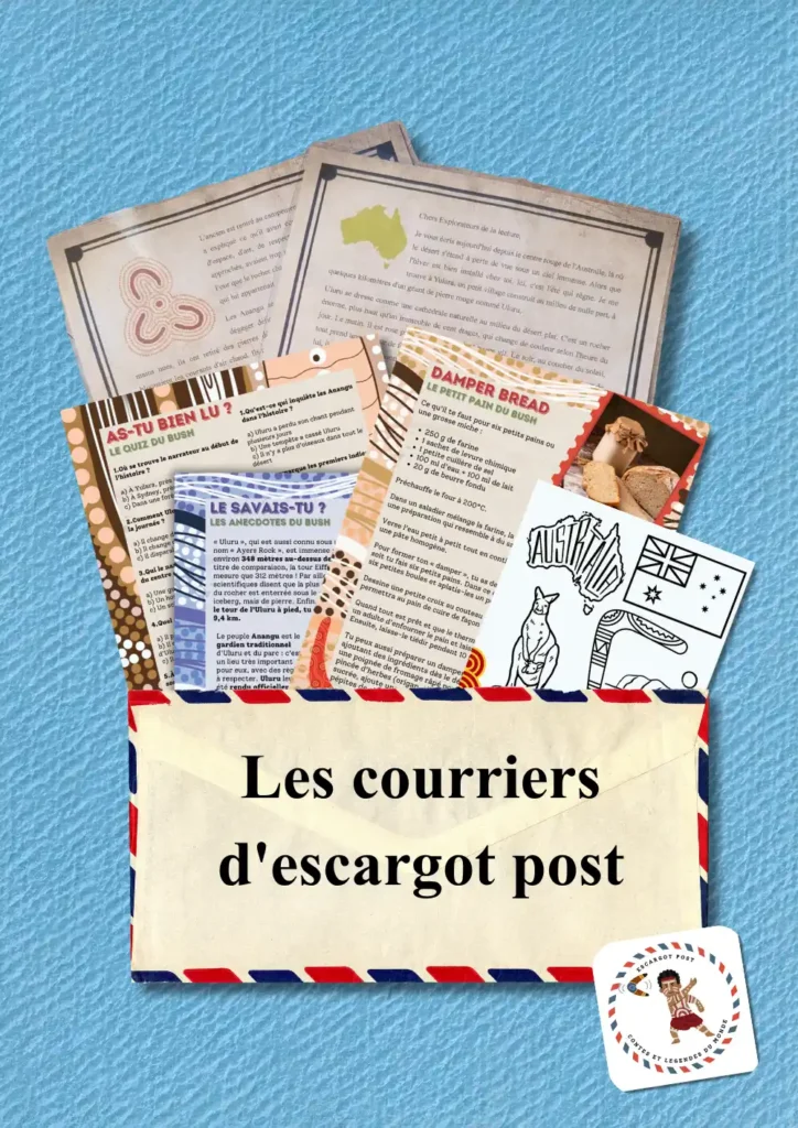 Un vrai courrier : le contenu du courrier Escargot Post