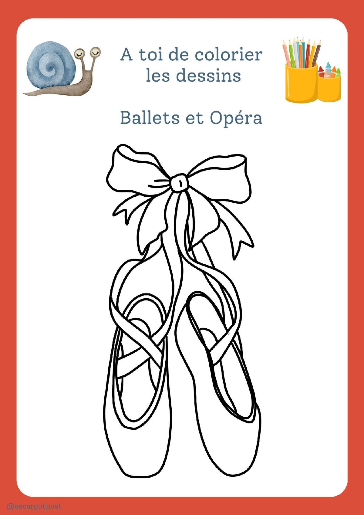 Coloriage Opéra et Ballet n°4