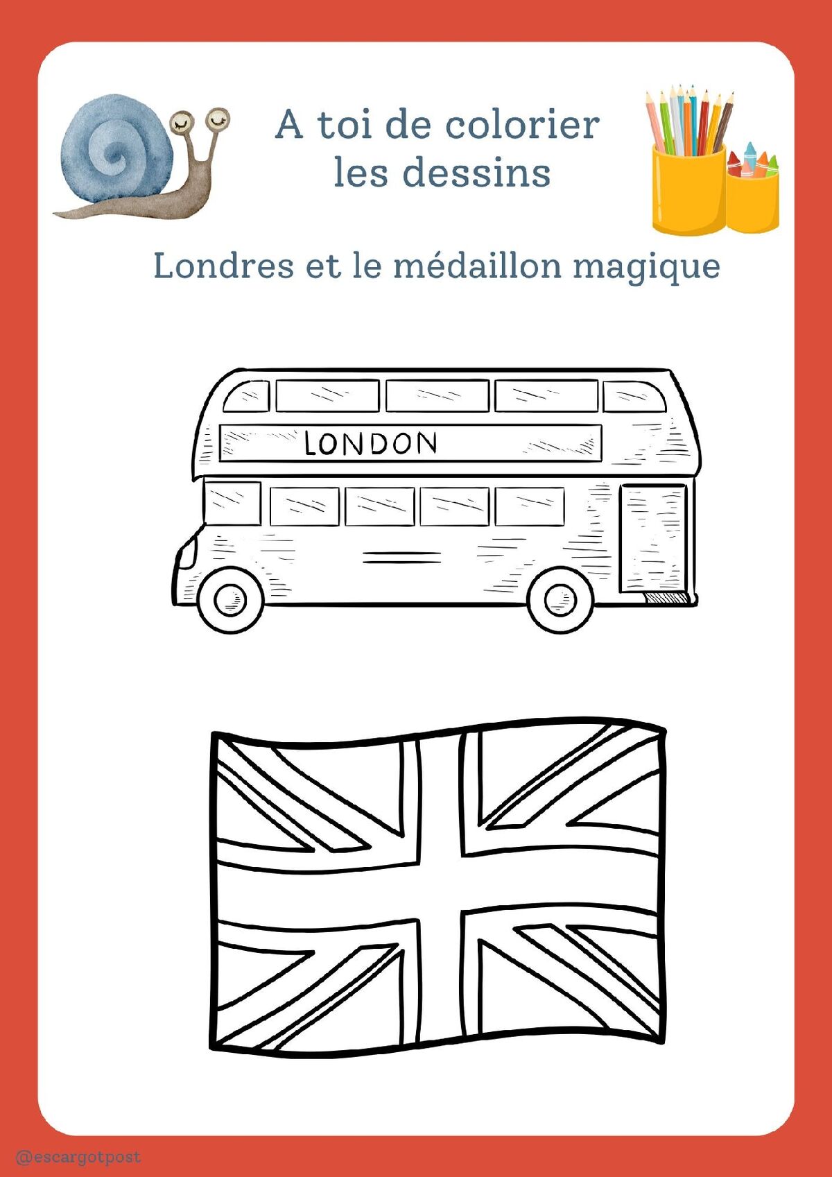 Coloriage Londres n°3
